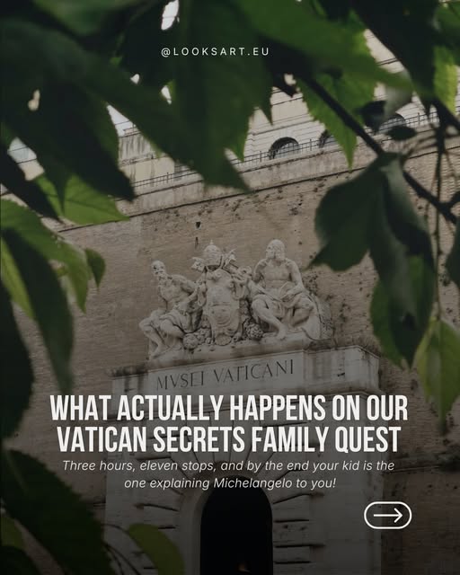 Facciata dei Musei Vaticani — missione per famiglie, post di @looksart.eu