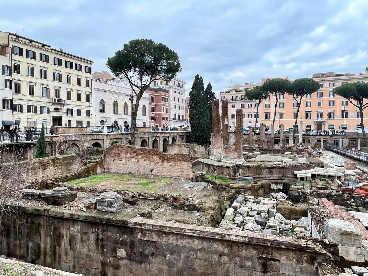 Ancient excavations in the centre of the city