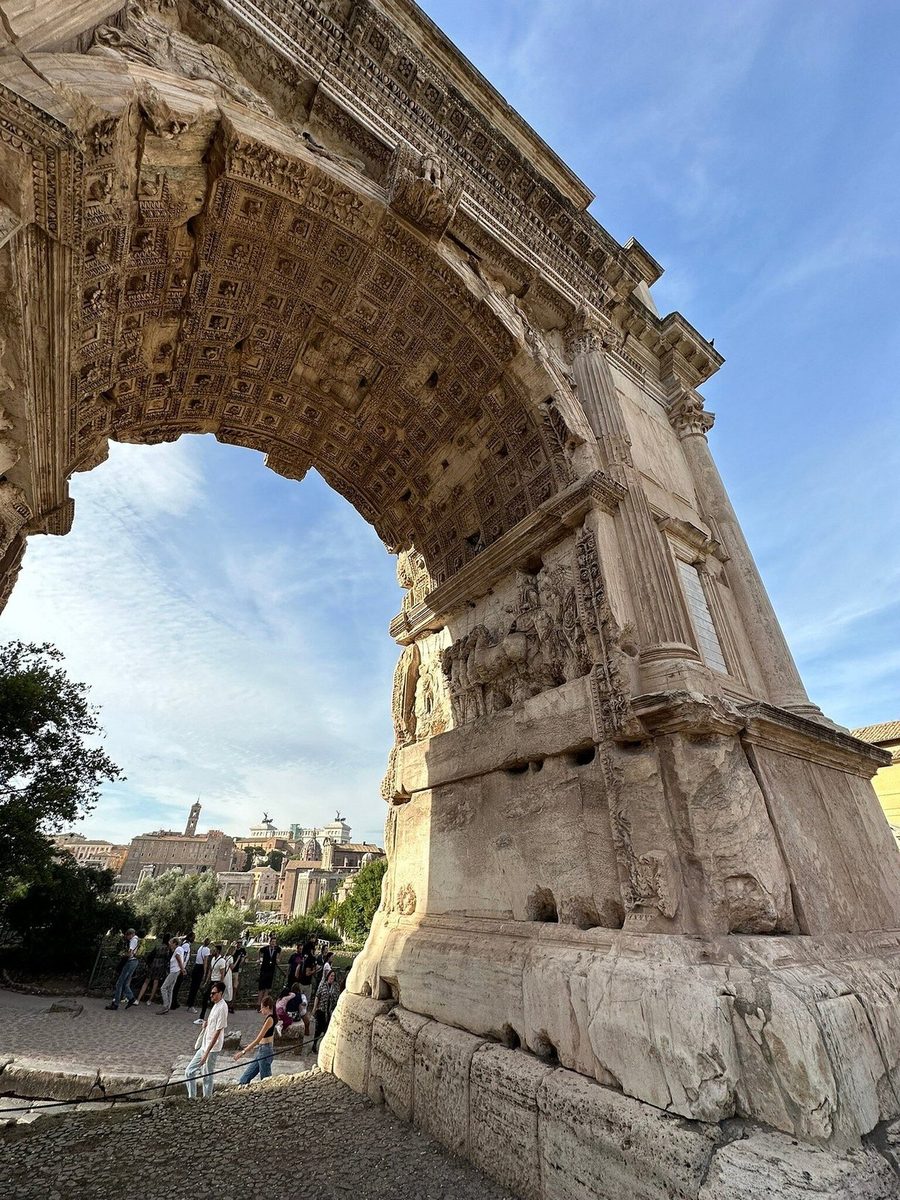 The Arch of Titus in the Roman Forum